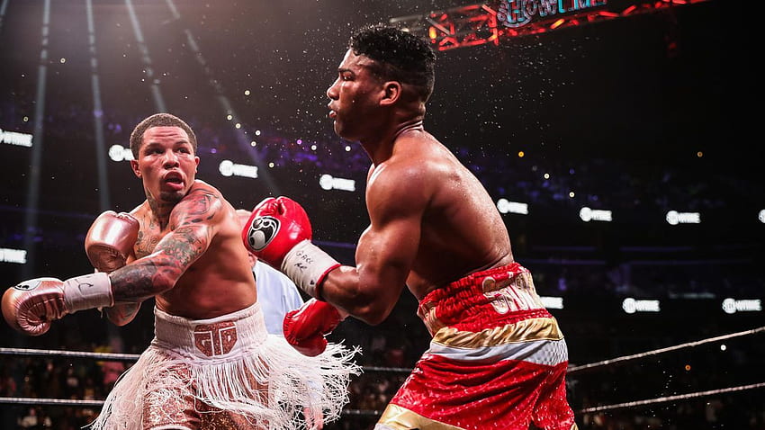 Gervonta Davis in action against Rolando Romero during their fight News  Photo  Getty Images