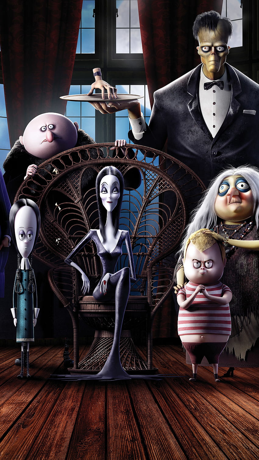The Addams family animated Ultra, Cartoon Phone HD phone wallpaper | Pxfuel