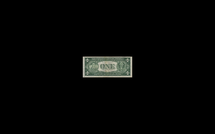 Dollar Simple Black - Resolução:, Money Black papel de parede HD