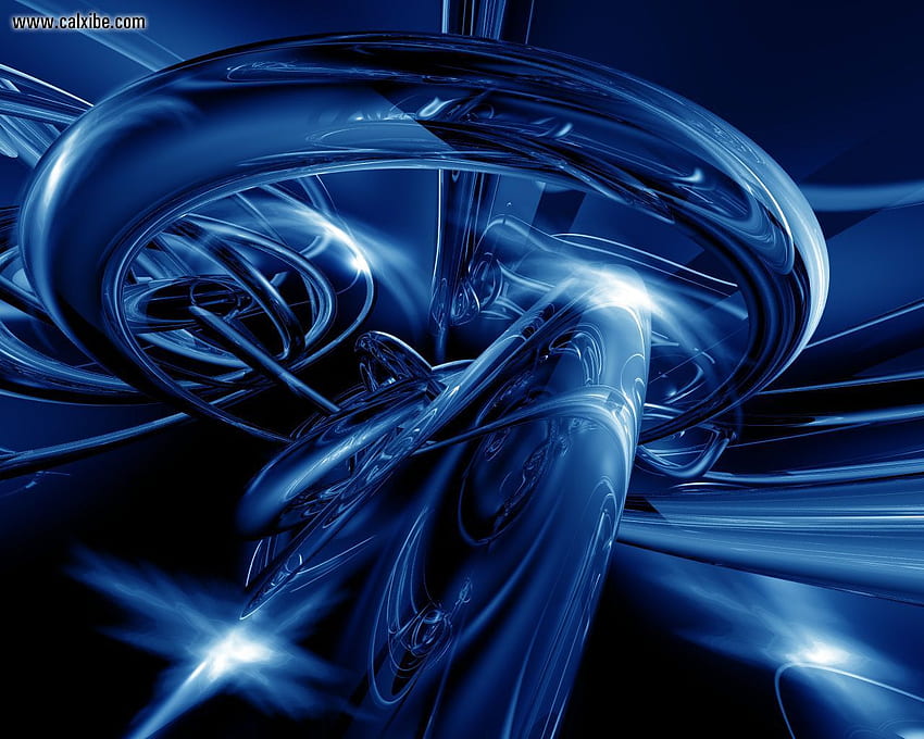 Dimensional: Liquid Metal Blue, nr. 8826, Liquid Chrome HD wallpaper