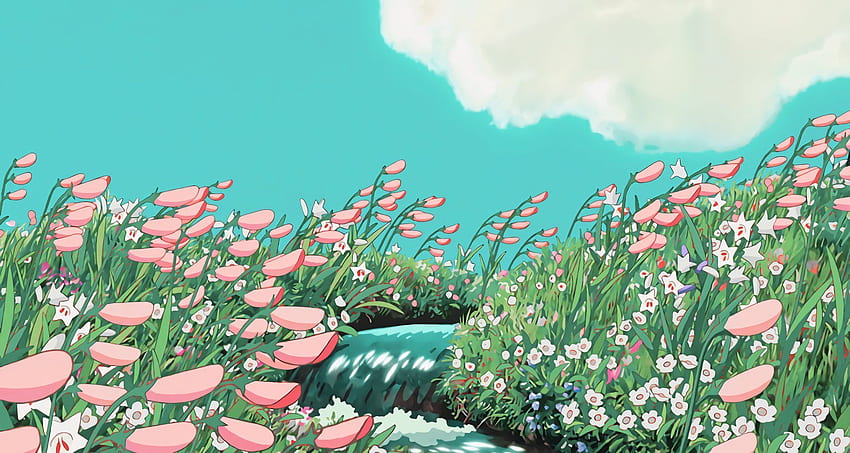 Studio Ghibli в Twitter. Фон на Studio ghibli, произведения на изкуството на Ghibli, изкуство на Ghibli, Aesthetic Ghibli HD тапет