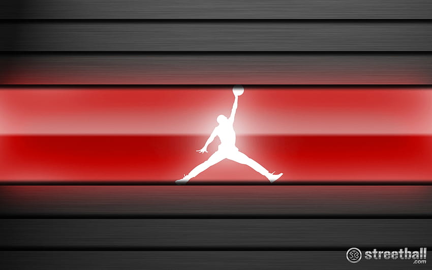 Logo Jordan - Logo Jordan rosso e nero Sfondo HD