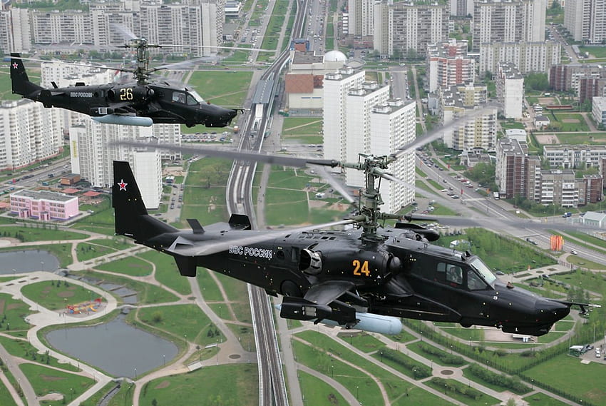 KA-50, боец, тръпка, хеликоптер, атака HD тапет