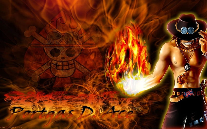 Top Fire Fist Ace FULL For PC Background 2018, One Piece Ace HD wallpaper