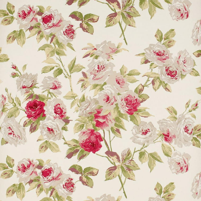 High Resolution Vintage Floral Background, Antique Flower HD phone wallpaper
