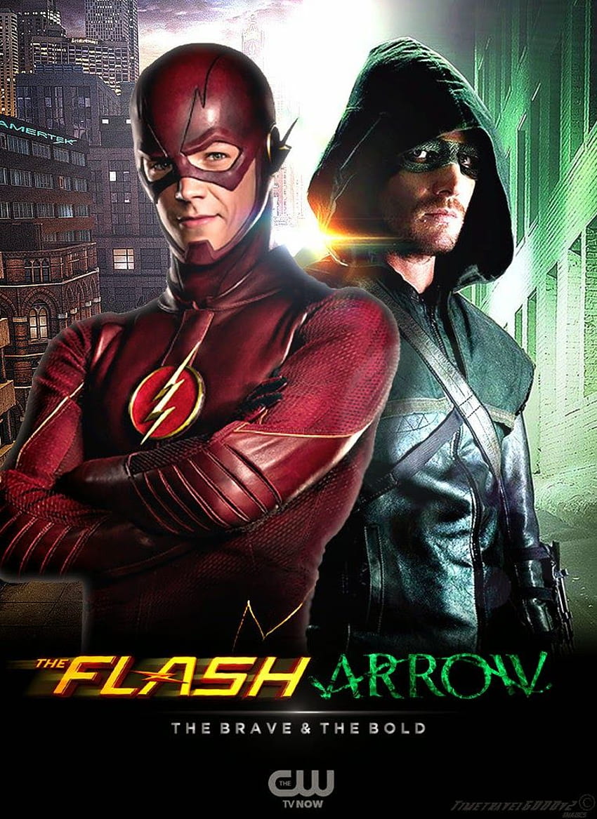 The Flash and Arrow, Flash vs Arrow HD phone wallpaper