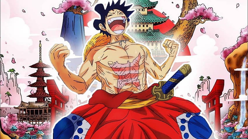 One Piece Wano, Ruffy Wano HD-Hintergrundbild