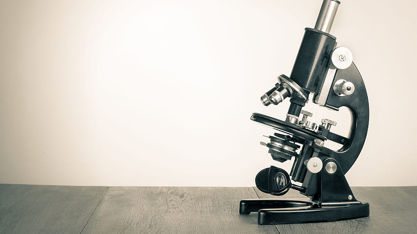 Mikroskop, Wissenschaftsinstrument U HD-Hintergrundbild