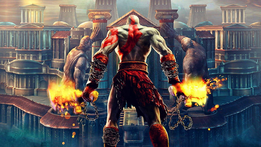 Game Of Kratos God Of War Ii – Acme Gaming Zone, Kratos Vs Zeus HD wallpaper