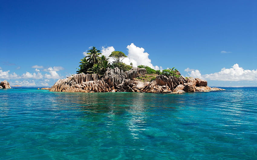 Natur, Tropen, Insel, Seychellen HD-Hintergrundbild