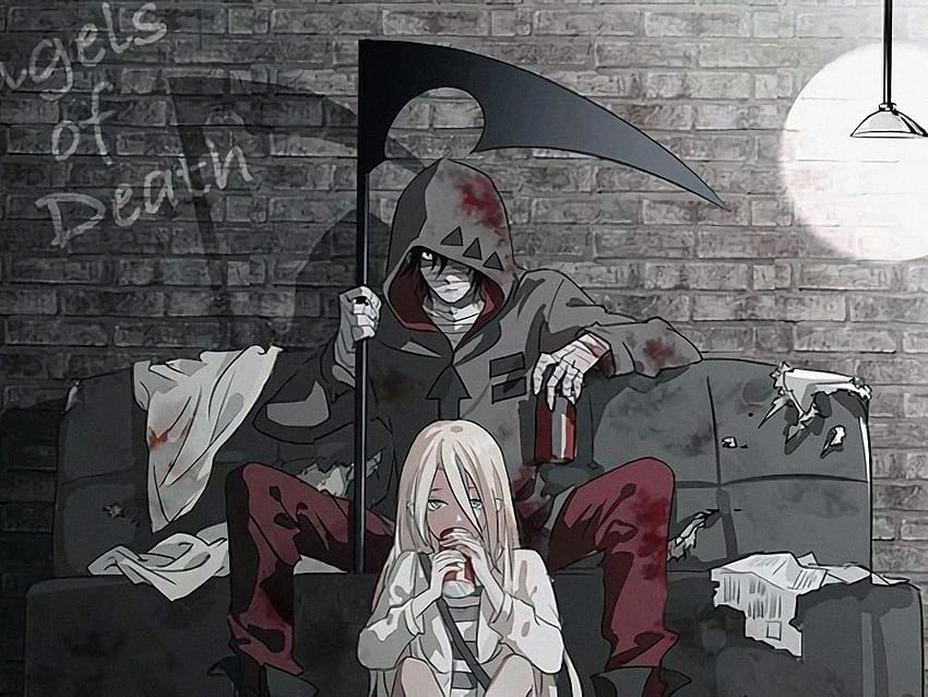 rachel gardner and zack, black and white, anime, , , background, 826eee HD wallpaper