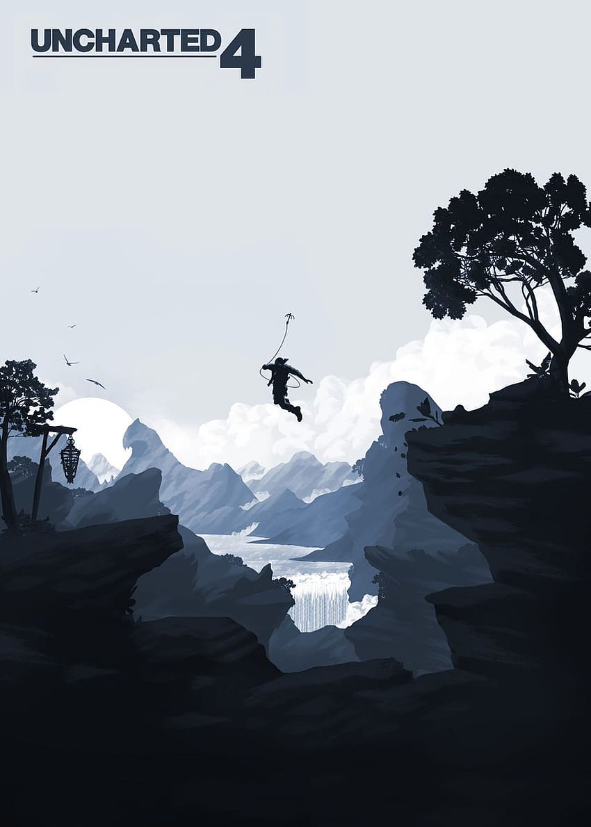 Uncharted 4 Nathan Drake' Poster, Uncharted Minimalist HD phone wallpaper