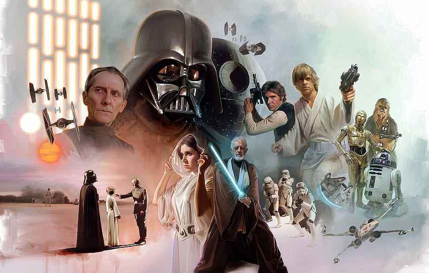 cinema, Star Wars, Dark Side, Black Jedi HD wallpaper