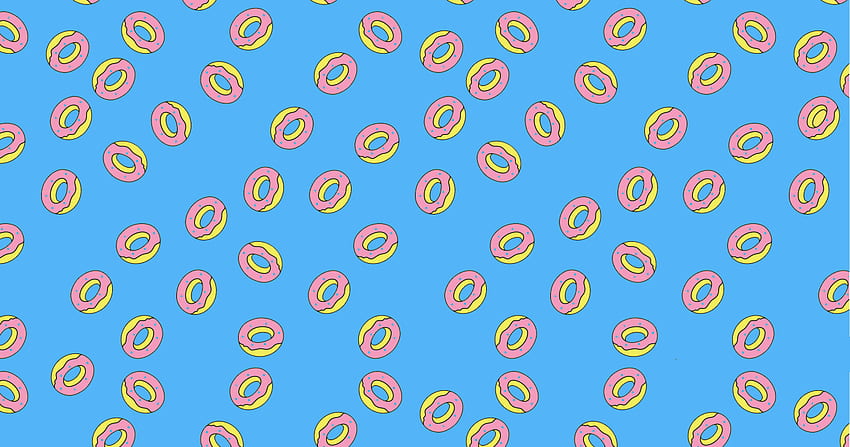 Odd Future, Blue Odd Future Donuts HD wallpaper