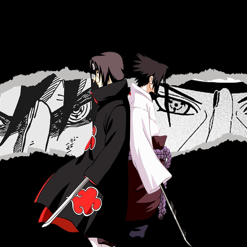 Itachi vs Sasuke Naruto iPad Pro Retina Display, Anime, et Background Fond d'écran de téléphone HD
