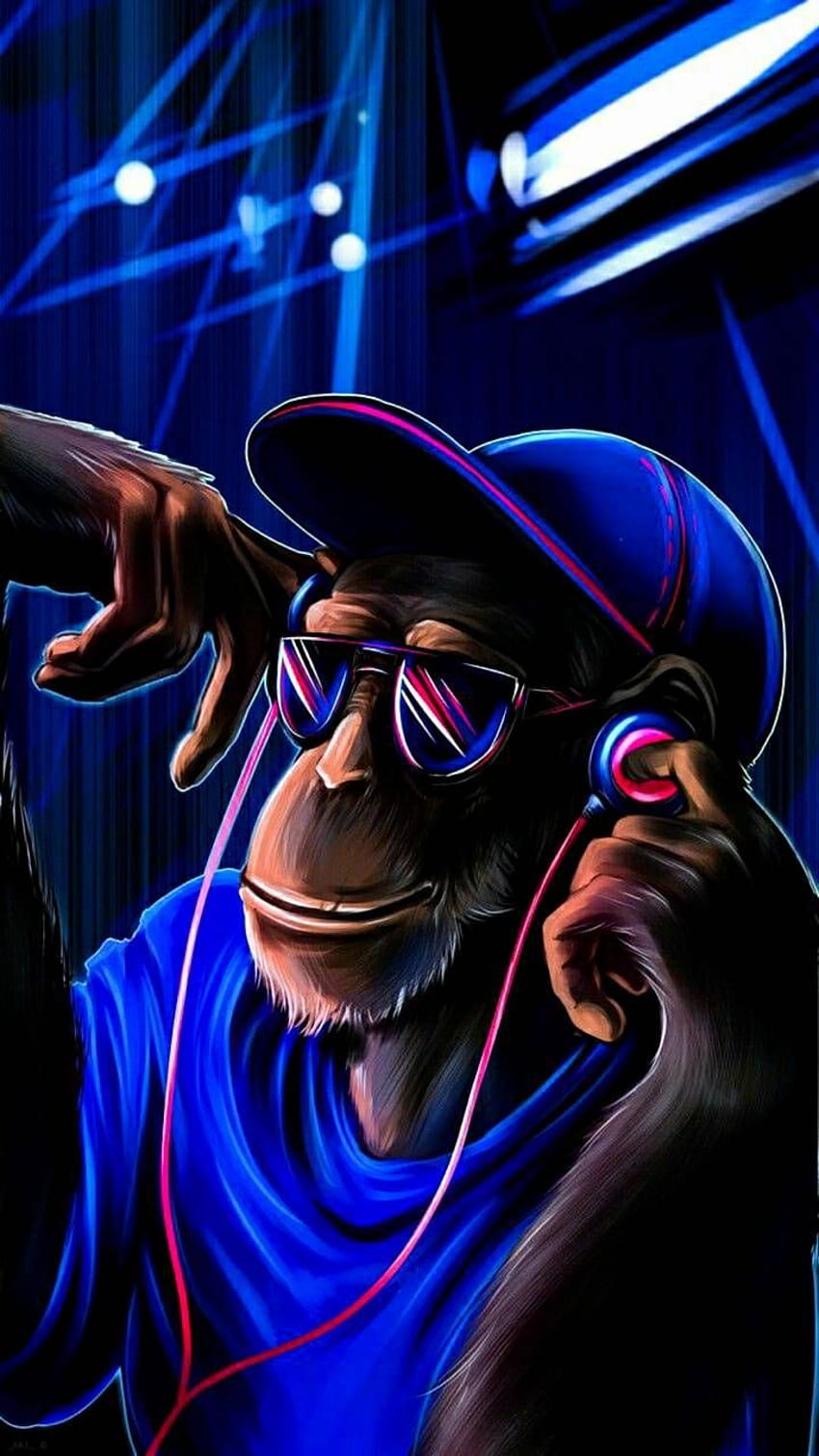 Marku10 - 46의 Cool Monkey 지금. 수백만 개의 인기 있는 파란색을 찾아보세요. 미친 , 원숭이 , 낙서 아이폰 , 크레이지 유니크 HD 전화 배경 화면
