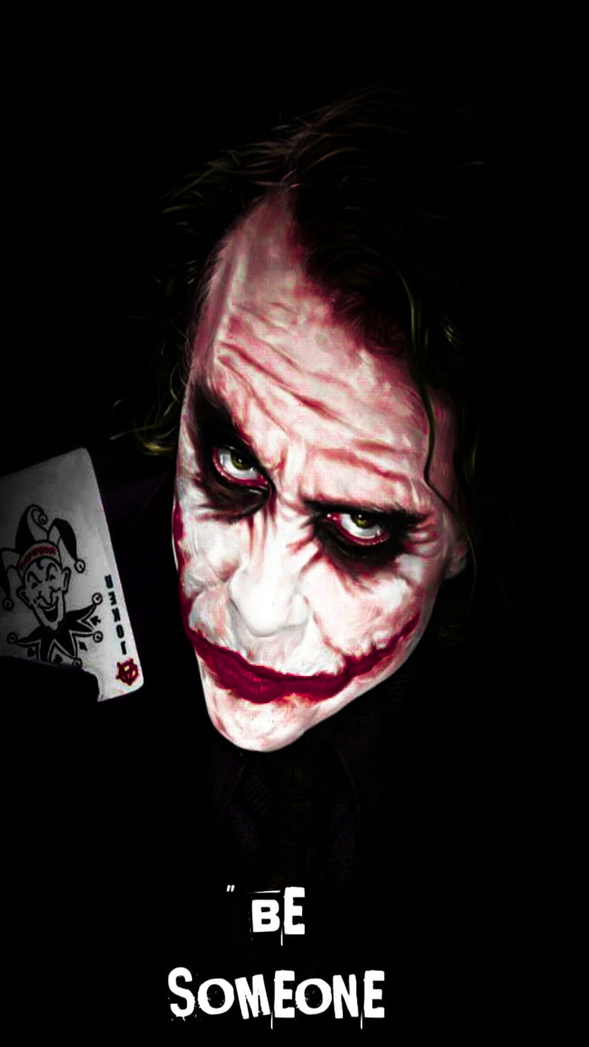 Joker, soyez quelqu'un à remarquer, carte de joker, motivation, mal, mauvais Fond d'écran de téléphone HD