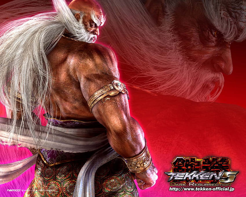 Jinpachi Mishima, luta, ressurreição tekken- dark, aventura, ação, videogame, , tekken, tekken 5 papel de parede HD