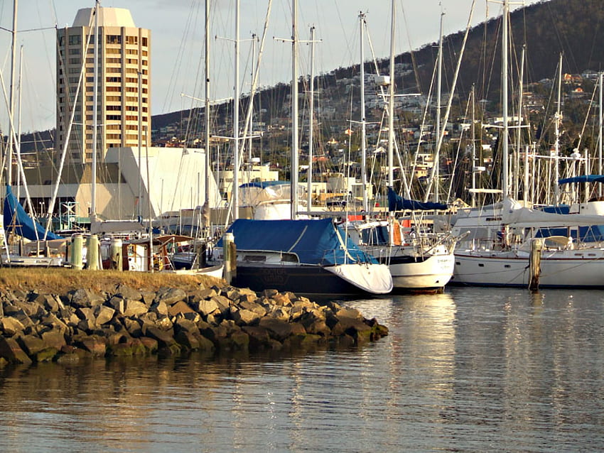 Marina, river, boat, sea, yacht, sun set, casino, sea side, yachts, boats, ocean HD wallpaper