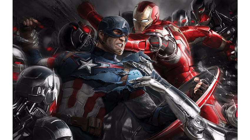ܓ115 Iron Man and Captain America Avengers Age of Ultron - Android / iPhone  Background (png / jpg) (2022), Iron Man vs Captain America HD wallpaper |  Pxfuel