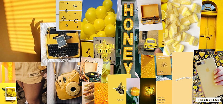 Yellow Collage HD wallpaper | Pxfuel