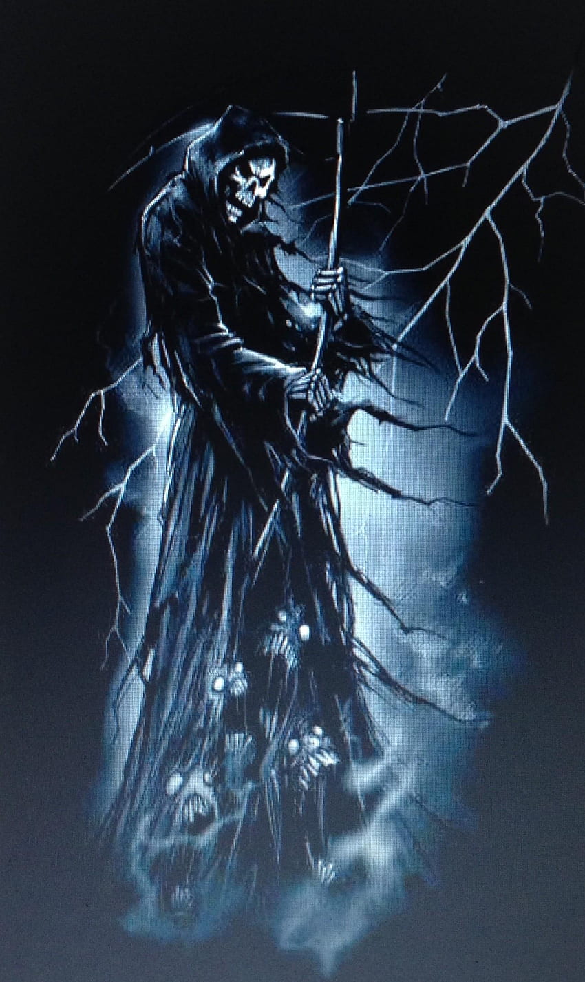 Cool Grim Reaper, аниме Grim Reaper HD тапет за телефон