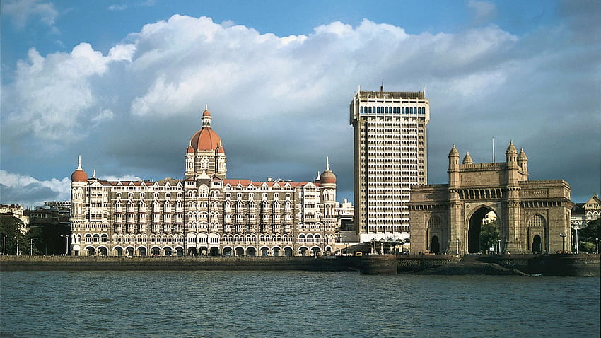 Puerta de la India en Mumbai y - , , Mumbai Skyline fondo de pantalla