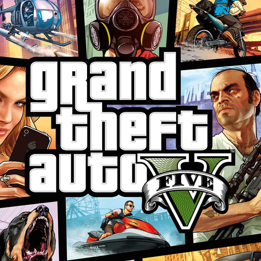 Gta V Cover - Grand Theft Auto V Cover -, GTA Online HD phone wallpaper
