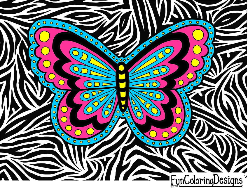 Colorful Zebra Print ClipArt Best, Zentangle Animal HD тапет
