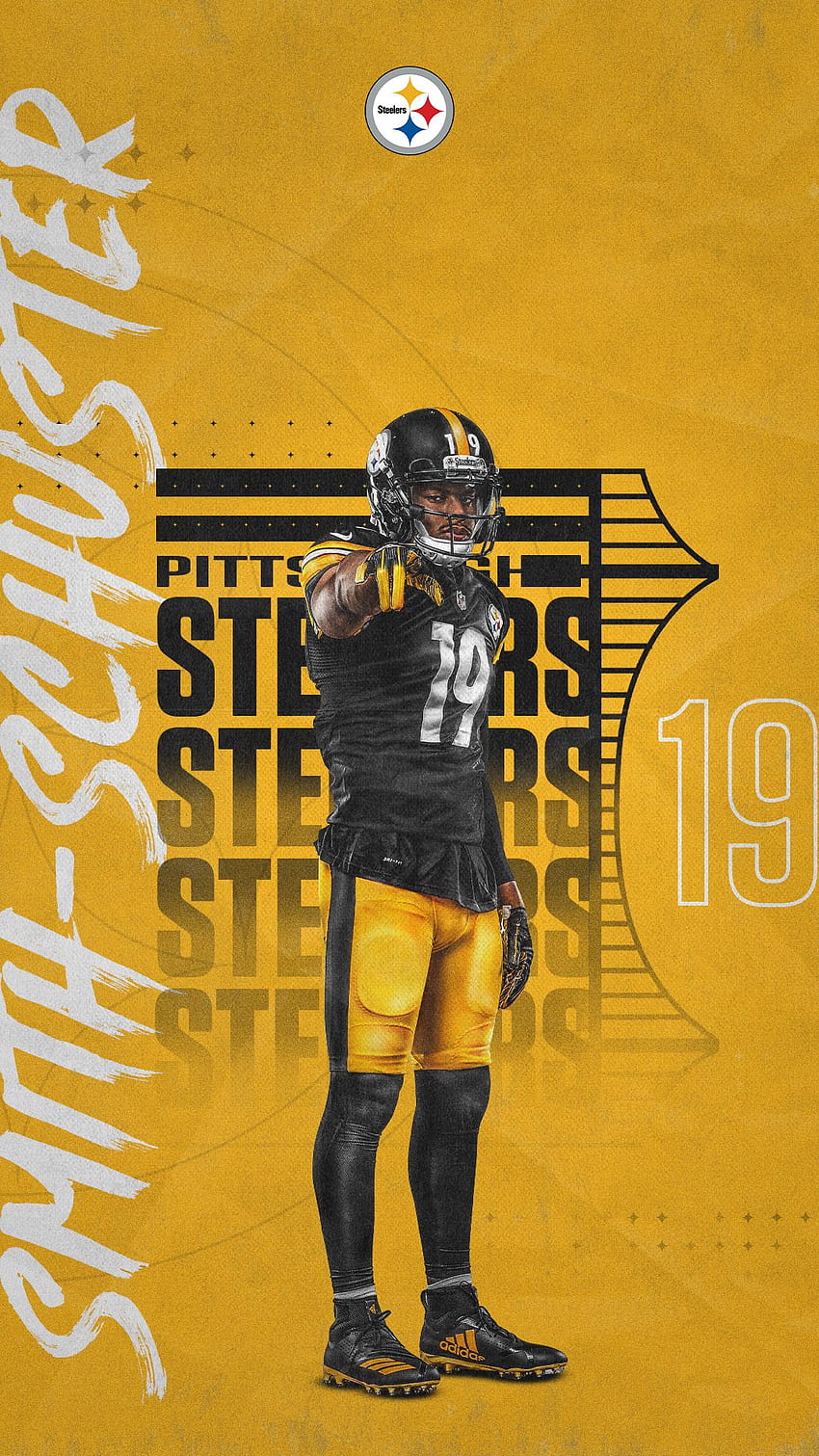 Contexte de la visioconférence des Steelers de Pittsburgh. Steelers de Pittsburgh, NFL iPhone Fond d'écran de téléphone HD