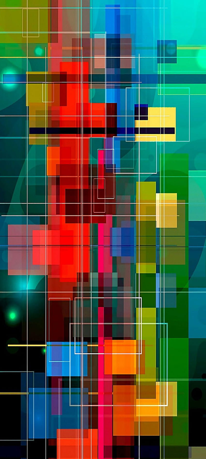 Eso se verá perfecto en su Samsung Galaxy S20 - Cuadrados coloridos abstractos - . . Alta resolución fondo de pantalla del teléfono