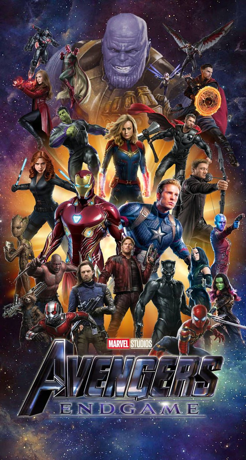 Avengers Endgame-Besetzung, Marvel-Besetzung HD-Handy-Hintergrundbild