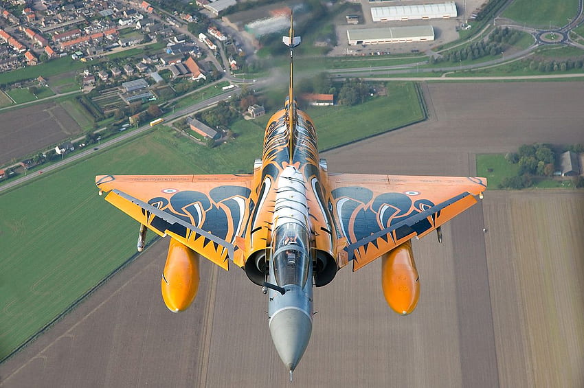 Dassault Mirage 2000, jet, jet fighter, fighter jet, french air force HD wallpaper