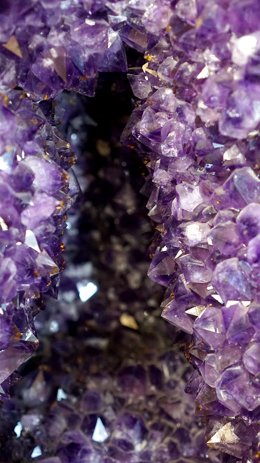Amethyst. Kristallästhetik, Telefon, Kristallhintergrund, lila Geode HD-Handy-Hintergrundbild