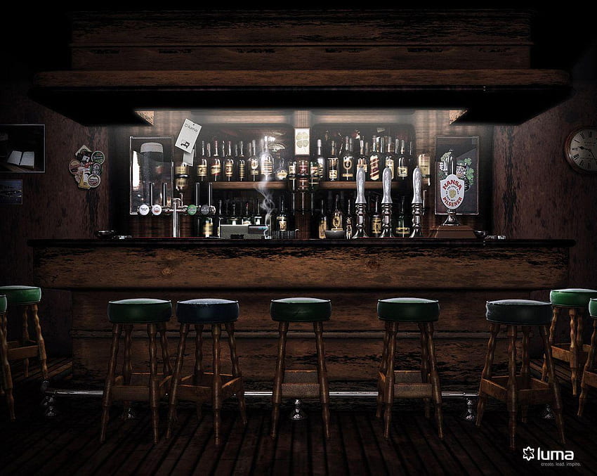 Bar In An Old Style Bar Environment Background Vintage Bar Picture Background  Image And Wallpaper for Free Download