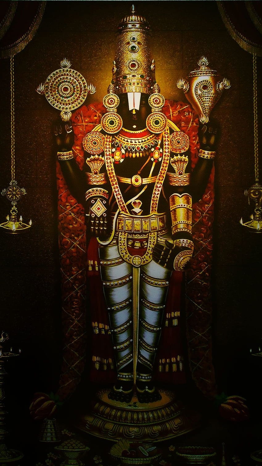 Buy Lord Tirubati Balaji Idol | Brass Statue | Indigenite