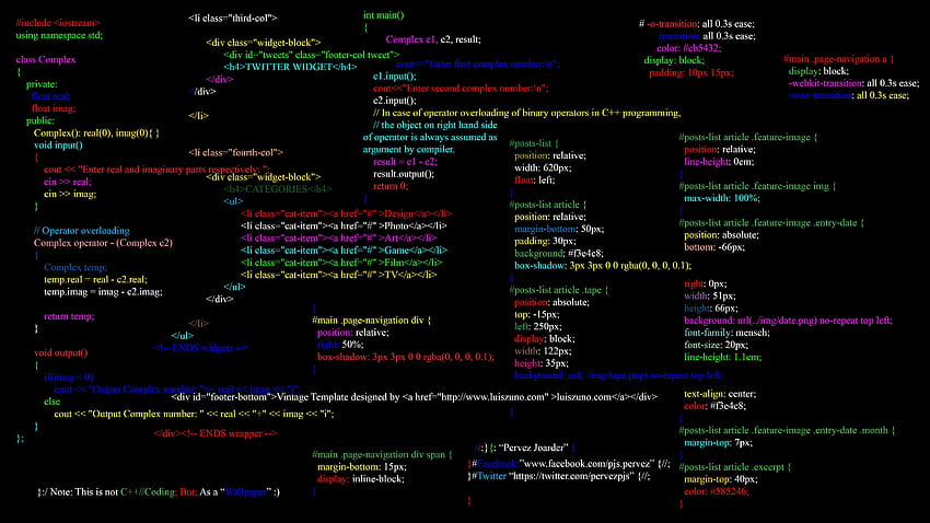 Kode, Pengodean Python Wallpaper HD