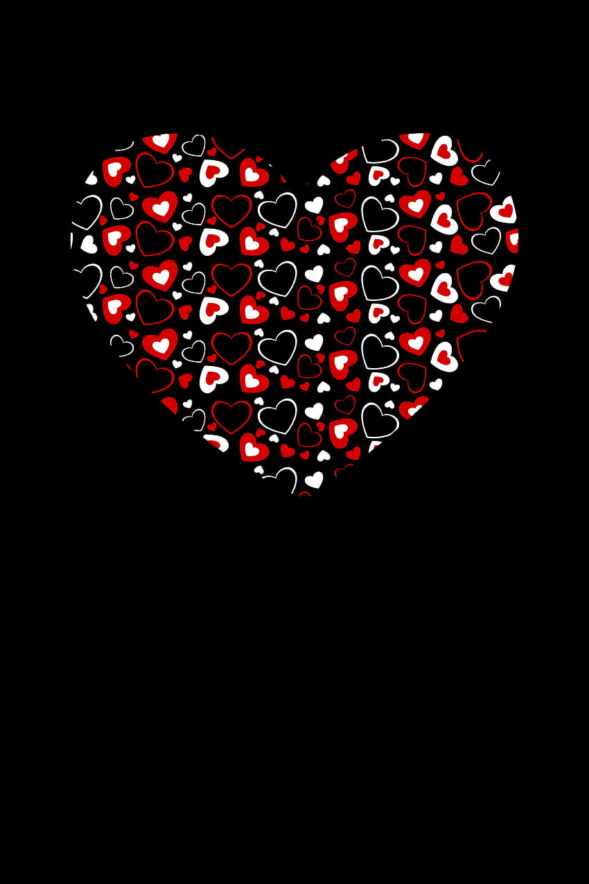 Art, Hearts, Love, Dark, Heart HD phone wallpaper