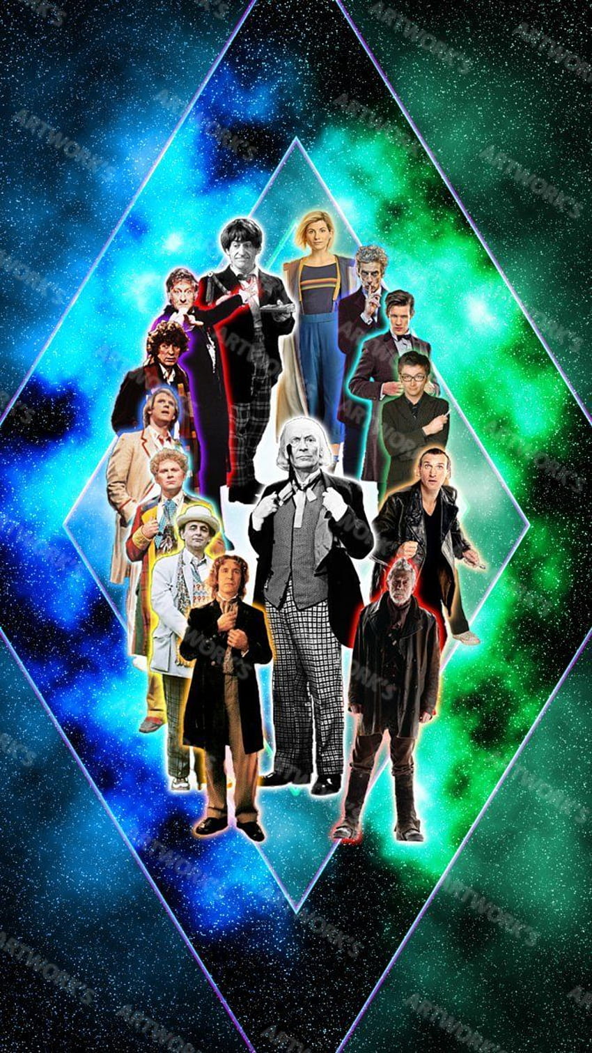 The Thirteen Doctors Wallpaper  Doctor Who by DomGreenDesign on DeviantArt