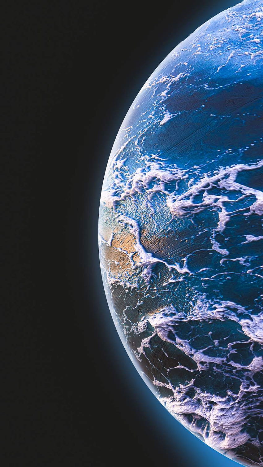 Blue Planet Deep Space - IPhone : iPhone, Blaue Erde HD-Handy-Hintergrundbild