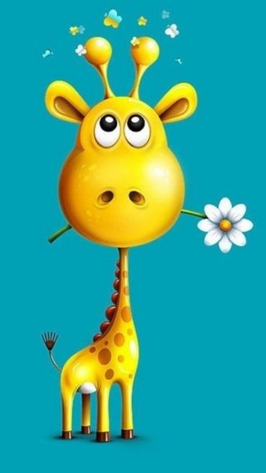 Cute Animated iPhone, Kawaii Giraffe HD phone wallpaper | Pxfuel
