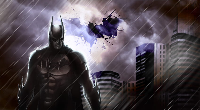 Batman In The Rain , Superheroes, , , Background, and, Sad Batman HD wallpaper