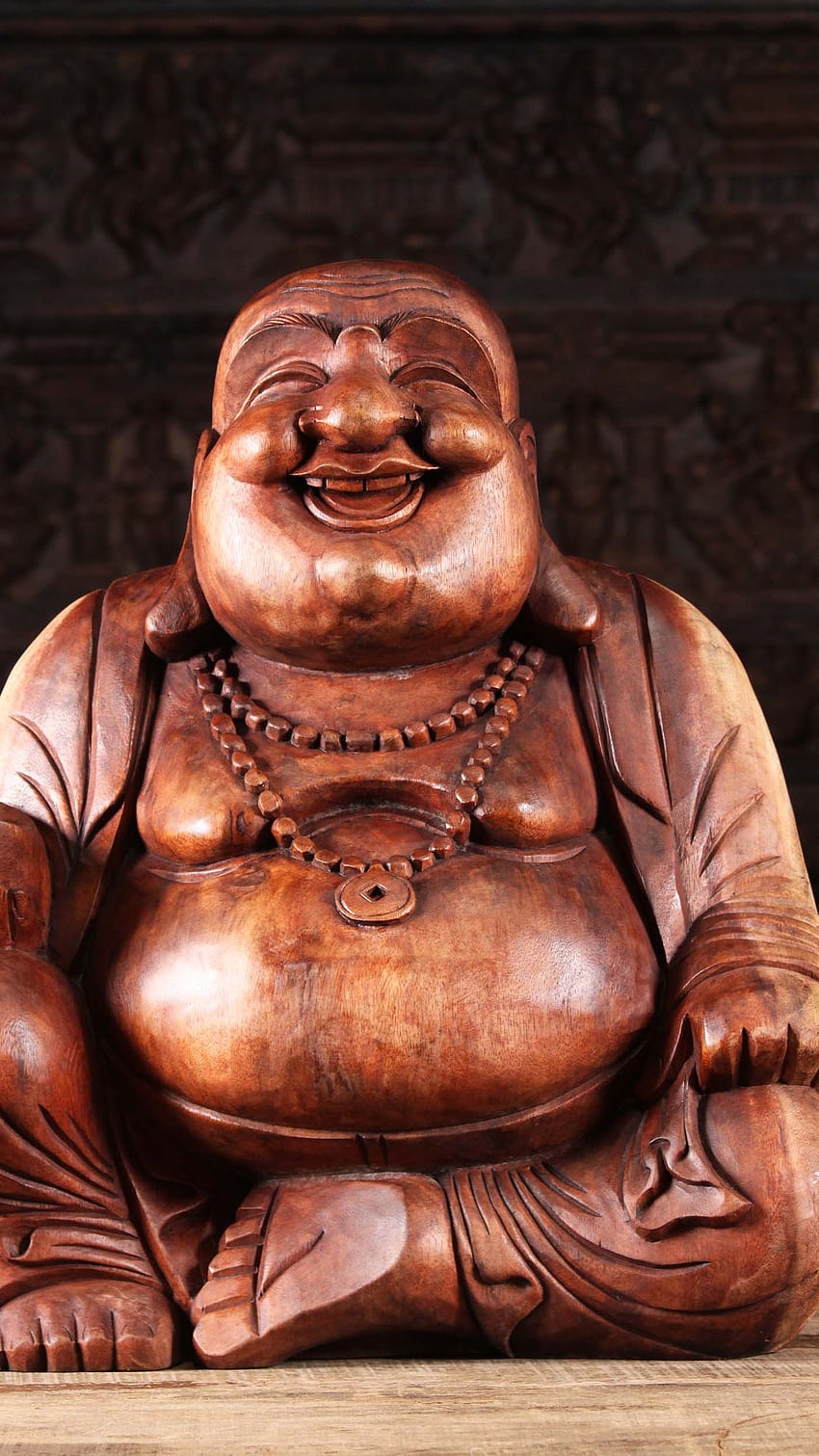 Laughing Buddha, Happy HD phone wallpaper