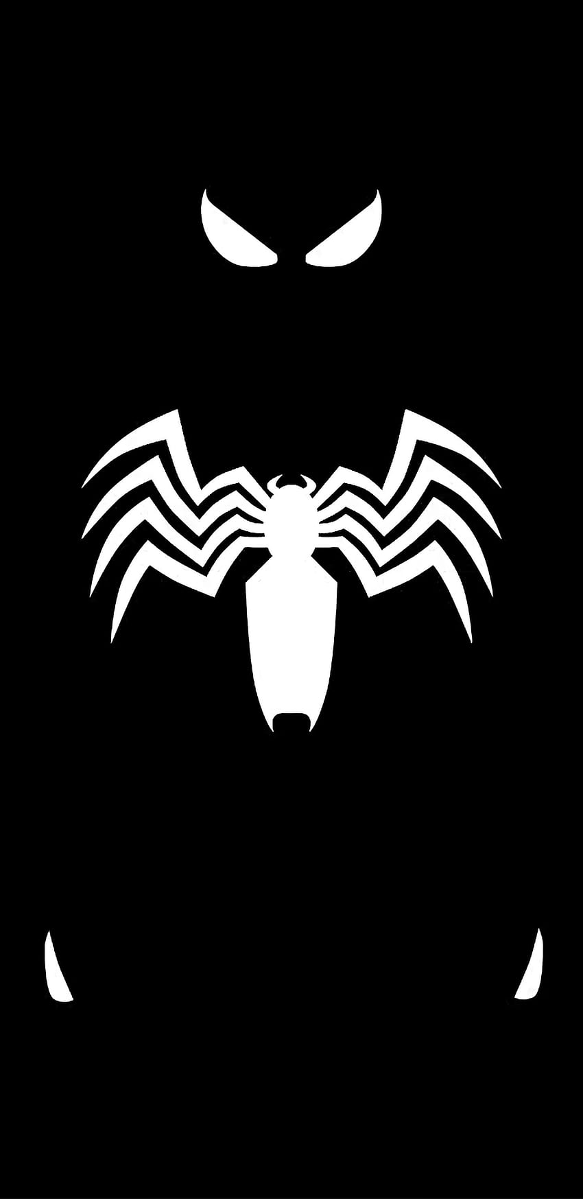 Symbiote Spiderman : R Amoledbackground, Symbiote Spider-Man HD тапет за телефон