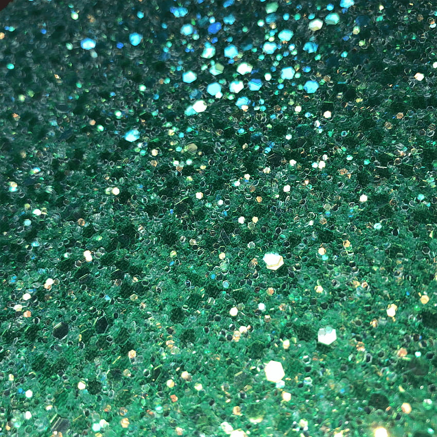 Green Glitter, Green and Silver HD phone wallpaper