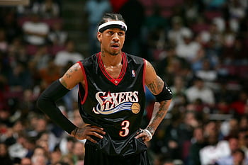 Background Allen Iverson Wallpaper Discover more Allen Iverson, American,  Answer, Basketball, Player wallpape… in 2023