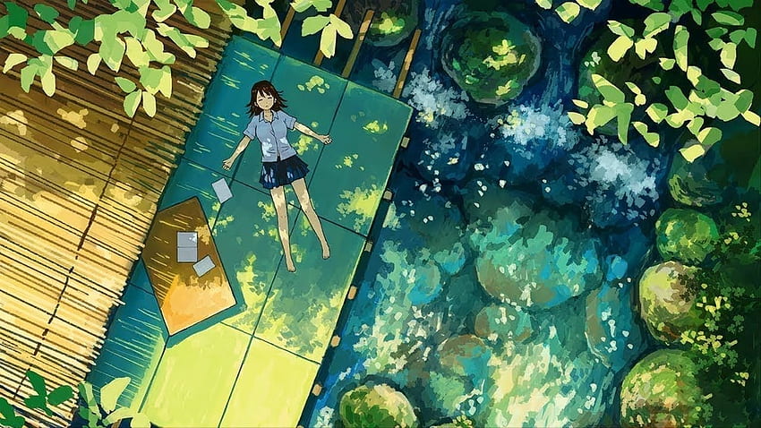 Lofi Anime Manga Series Panoramiczny 109777, Pastelowy Lofi Tapeta HD