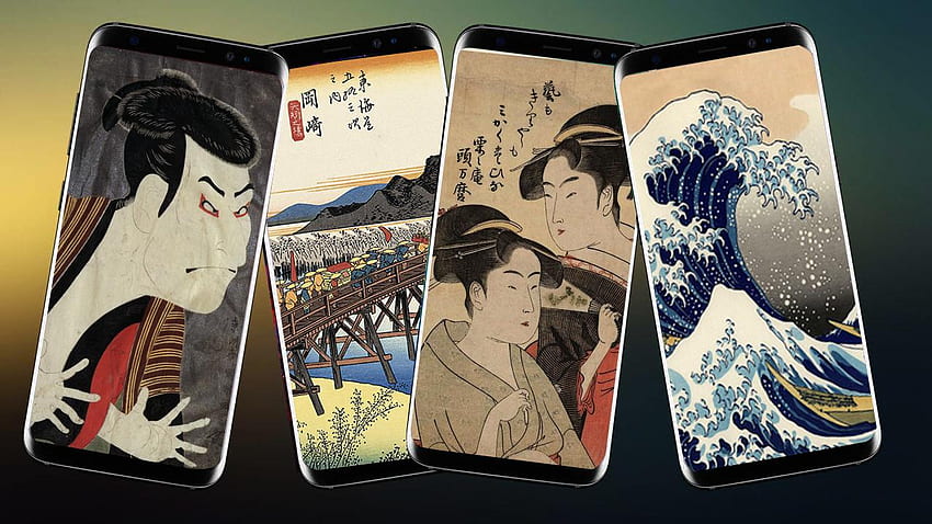 Japanese Ukiyo E For Android, Japanese Fine Art HD wallpaper