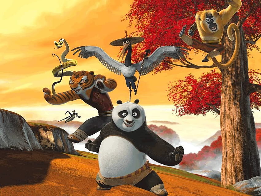 Kung Fu Panda - Kung Fu Panda, Usta Şifu HD duvar kağıdı