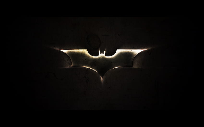 BAMTMAN BATMAN LOGO THE DARK KNIGHT LOGO (GRUNGE) – Abstract 3D and CG , Dark Knight HD wallpaper